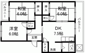 コーポ　間取り