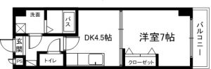 ドーミトリィ南草津　間取り