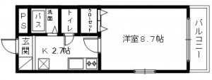 ハイツアサヒ間取