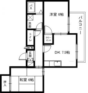 メゾンドタナカ間取　305