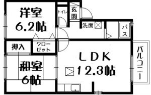 グレースコートファイン間取り　101