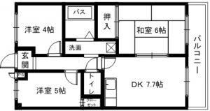 ブライトン間取　103