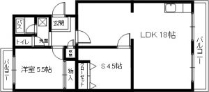 チュリス石山間取　505